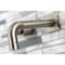 Kingston Brass KS6128DL Two-Handle Wall Mount Bathroom Faucet, Brushed Nickel KS6128DL - alternate 2
